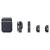 Hollyland LARK M2 Mini Combo - zestaw, bezprzewodowy system audio, 2x mikrofon (odbiorniki: USB-C i 3.5mm TRS, 24-bit, czarny)